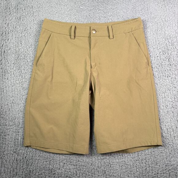 Lululemon The Works ABC Shorts Mens 30 Brown Warpstreme Performance Stretch - Picture 1 of 10